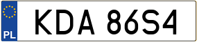 Truck License Plate